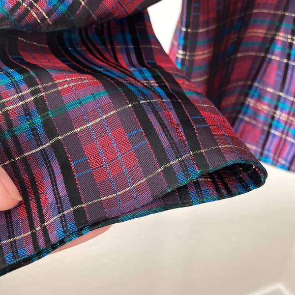 Talbots Depeche Vintage Plaid Blazer Size 10 - Picture 4 of 12